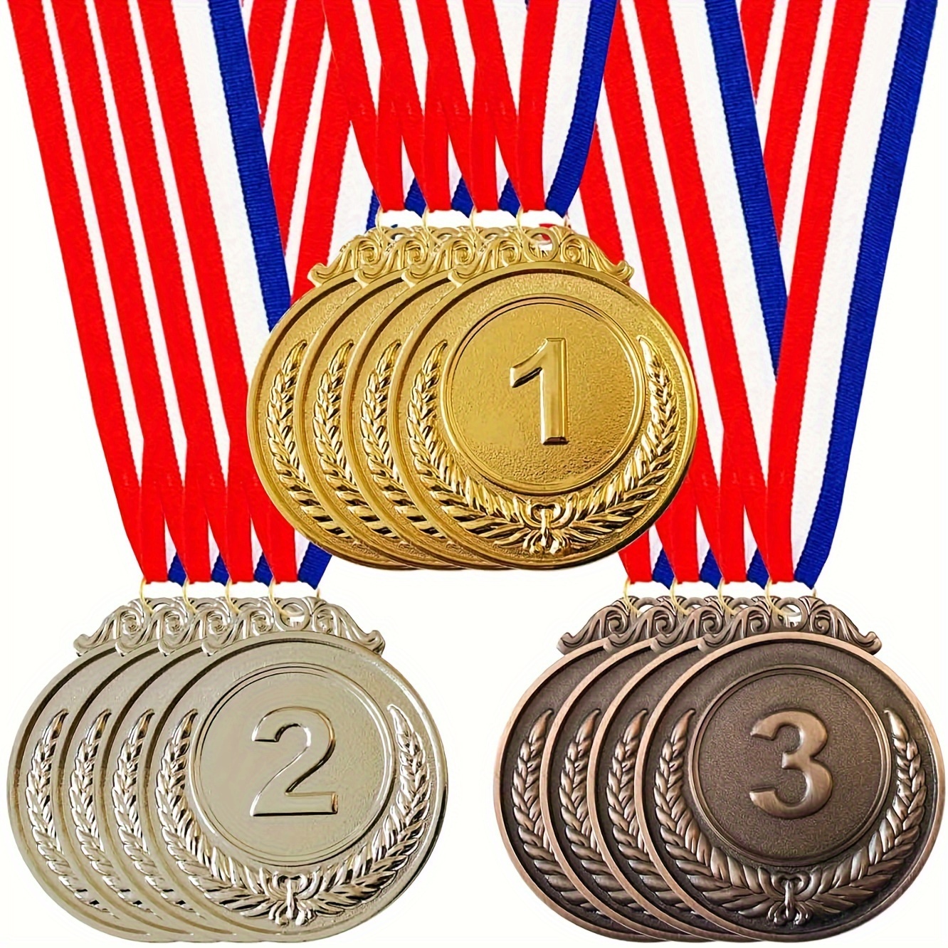 12 medallas de oro para juegos de baloncesto deportivos para niños,  recuerdos de fiesta, 2 pulgadas