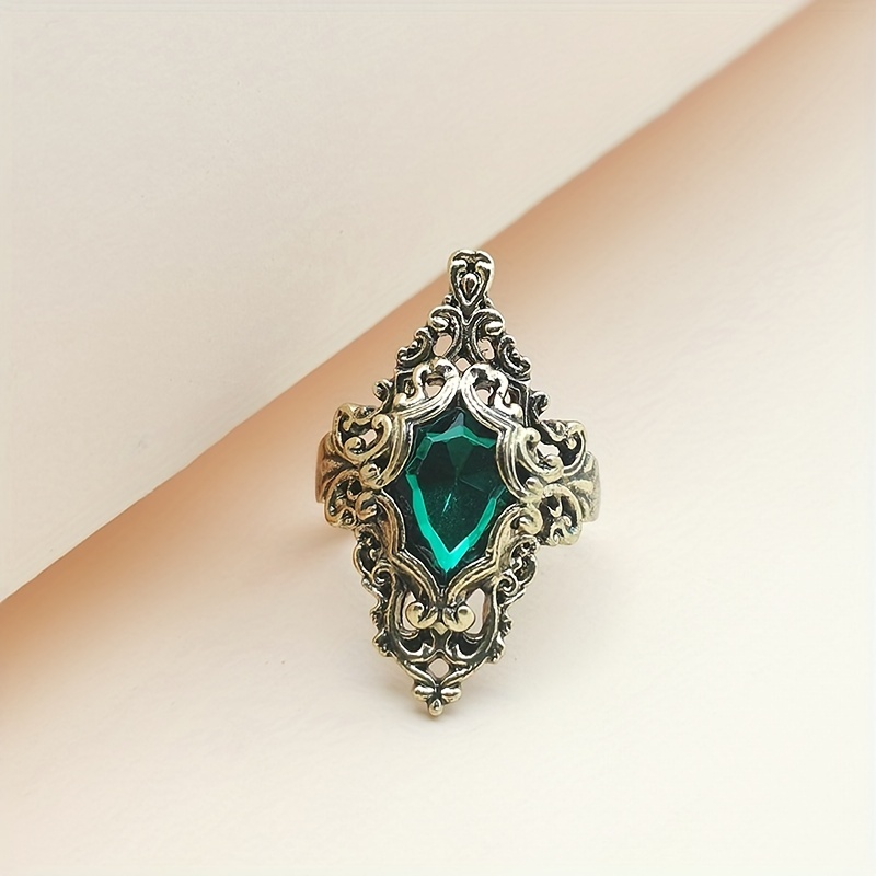 Green on sale moti ring