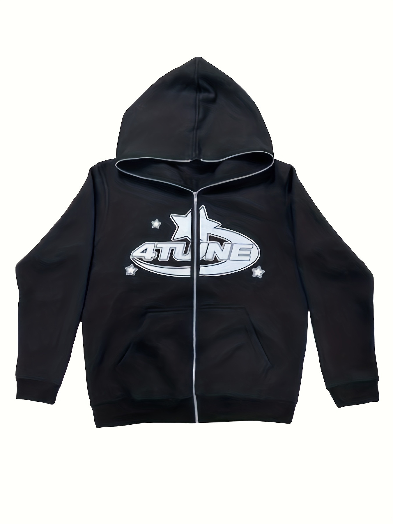 Y2k zip up hoodie gráficos impressão goth punk moletom hoodies