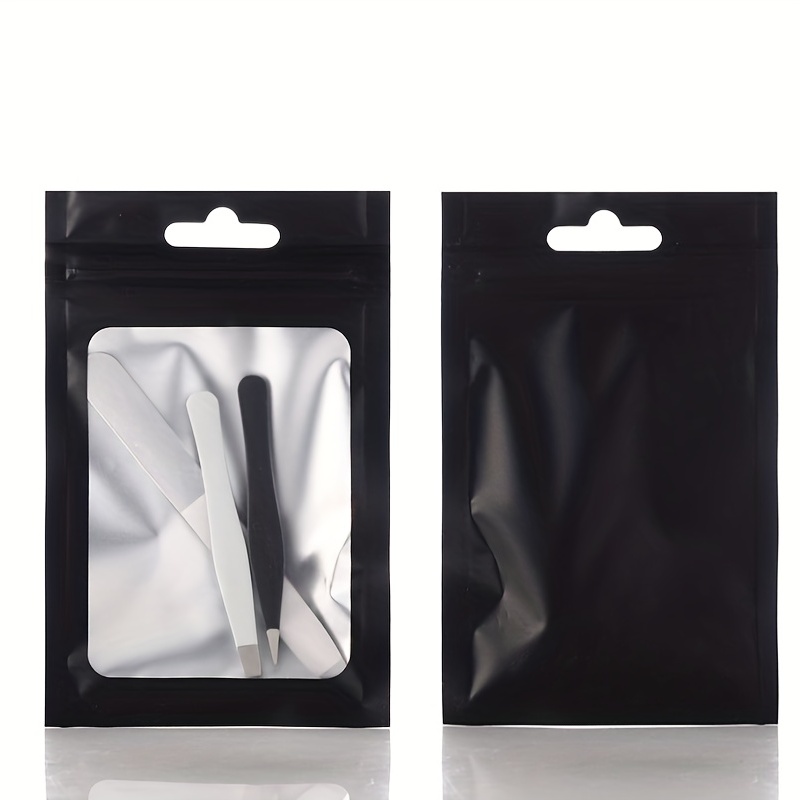 Matte Black Smell Proof Mylar Zip Lock Bags Perfect For Cat - Temu