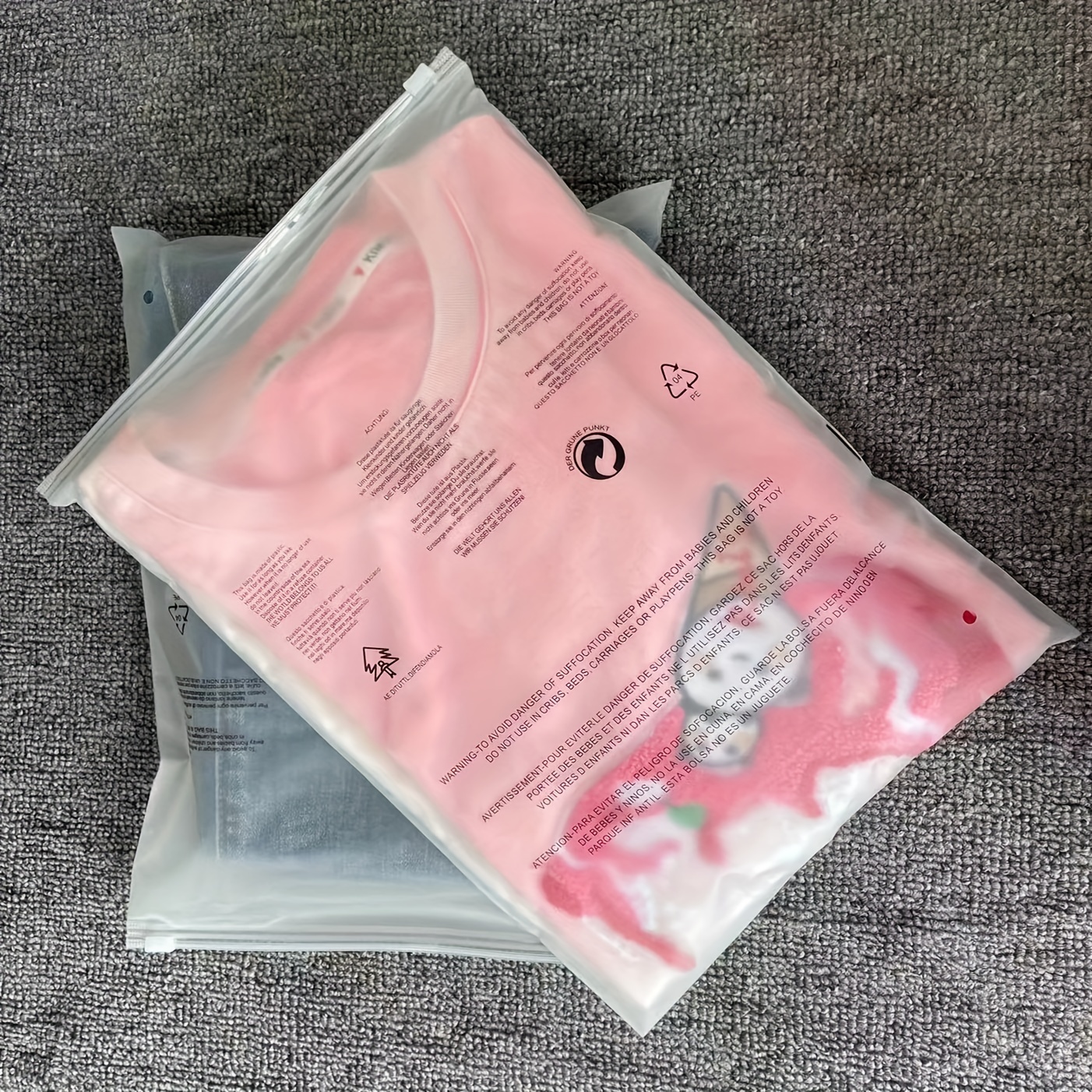 Thick Transparent Stand-up Bag Plastic Packaging Bag Self-sealing Bag  Miscellaneous Grain Sealing Bag Powder Plastic Bag - Temu