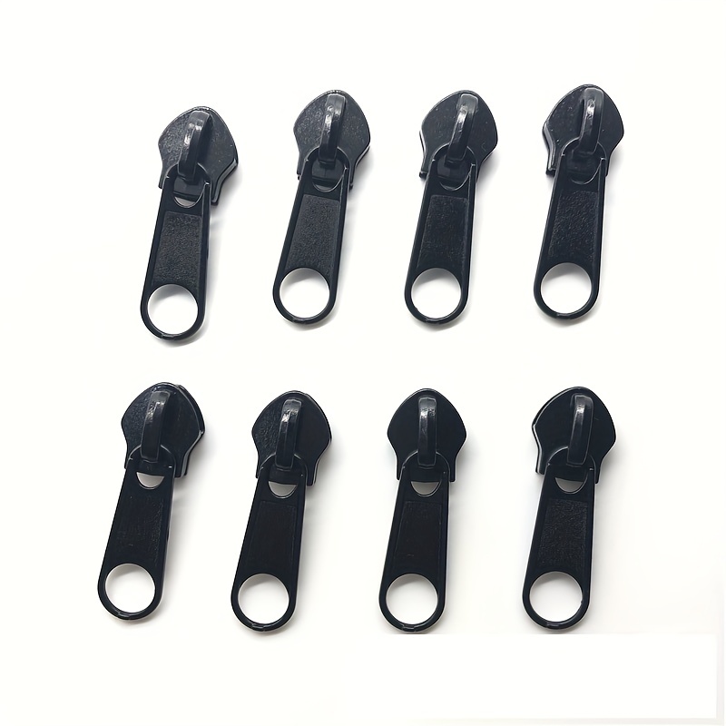 5Pcs 3# 5# Zipper Pull Double-Sided Rotary Zipper Sliders For Nylon Metal  Resin Zip Head DIY Garment Backpack Sewing Accessories