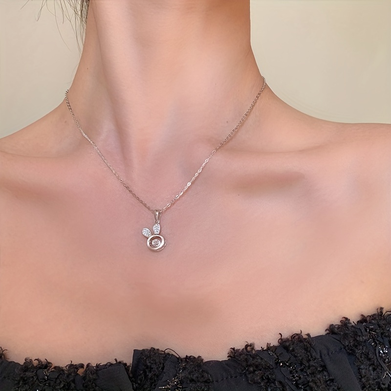 925 Sterling Silver Cat Fish Necklaces for Women Simple Cute Clavicle Chain  All-match Student's Wedding