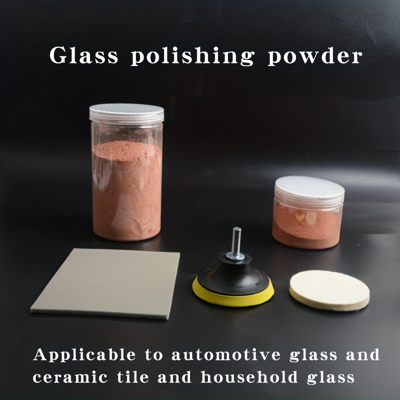 Polishing Wheel Kit with 3pcs Cerium Oxide Polishing Powder and