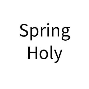 Spring Holy