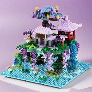 Fashionable toy building house
