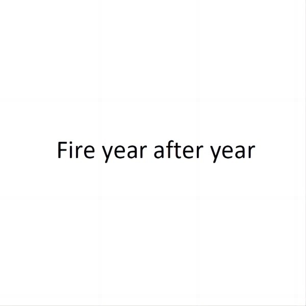 Fire year after year