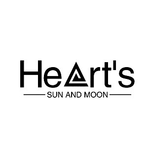 Hearts sun and moon