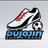 Multi gold football shoes