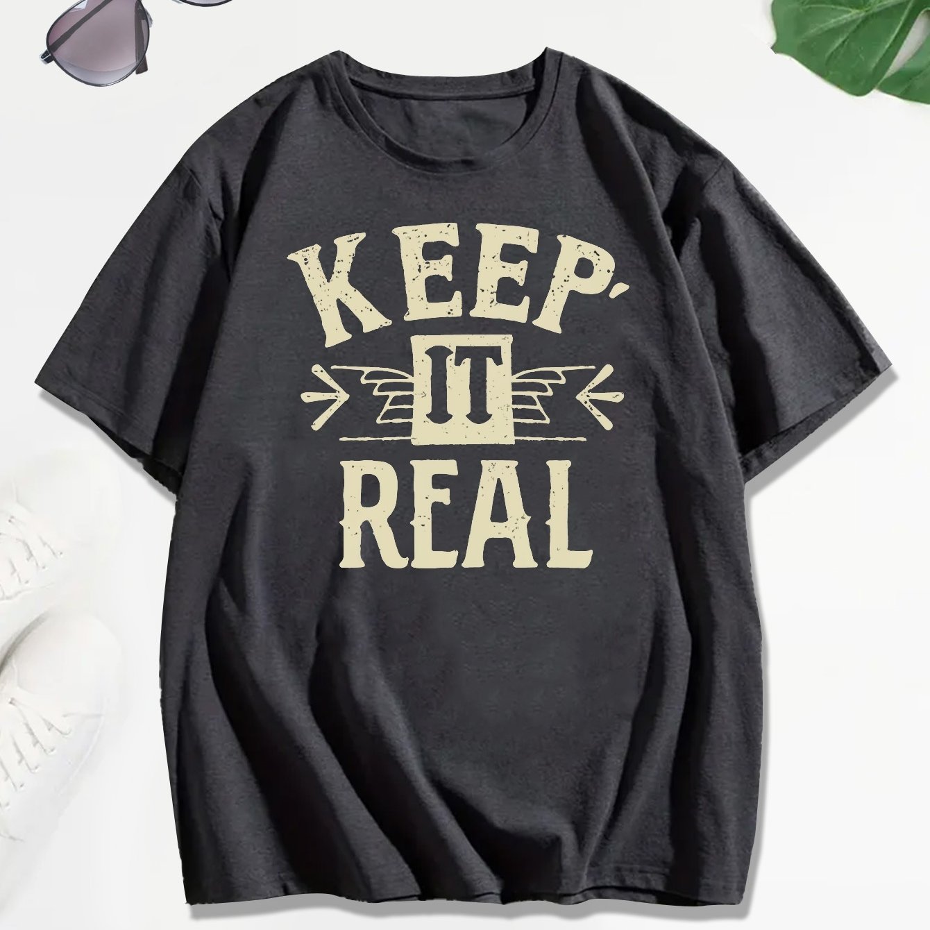 TEMU Real No.'s Short Sleeve T-shirt Summer T-shirt Top