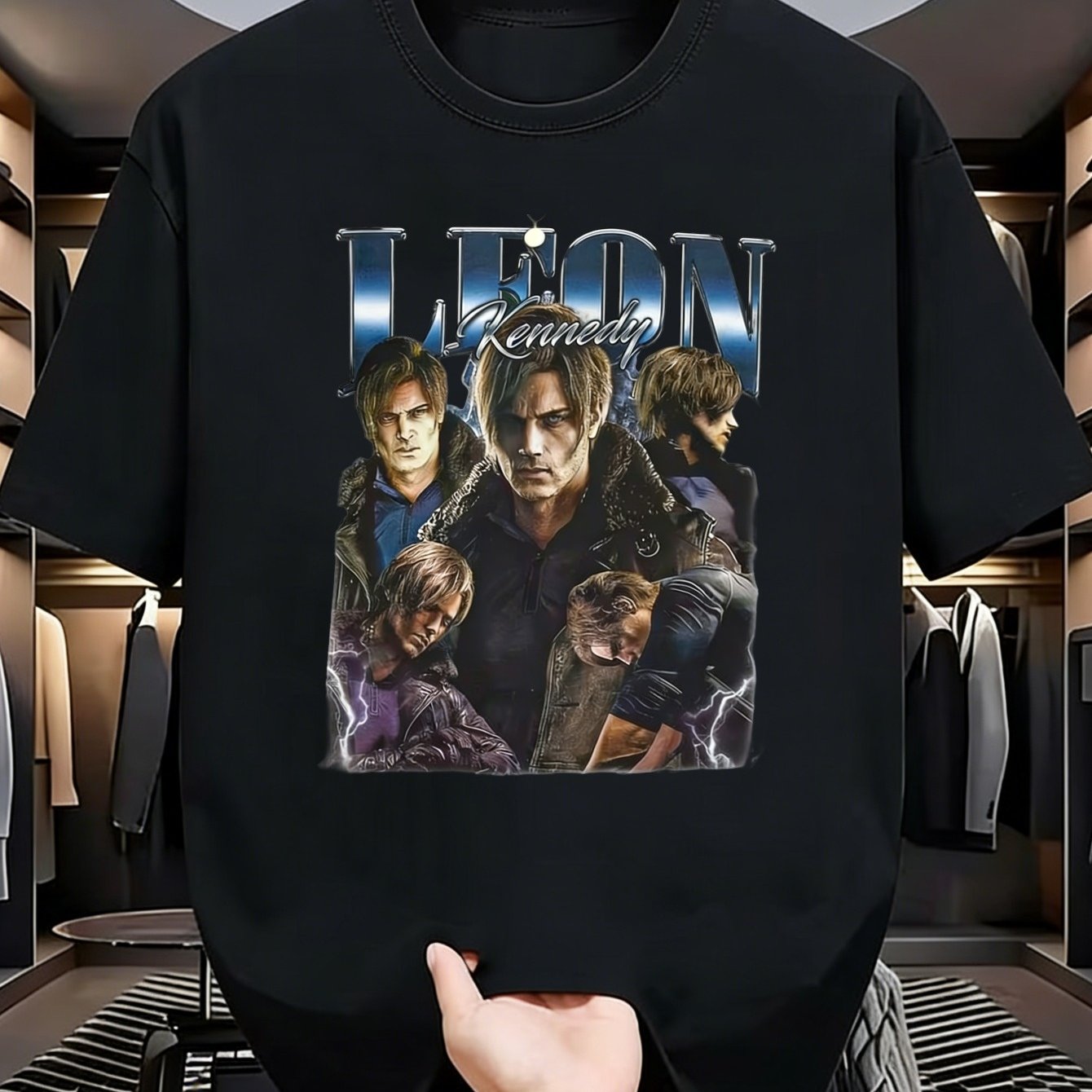 2026 New L-eon K-ennedy R-esident E-vil Requiem Game T-shirt, Plus Size