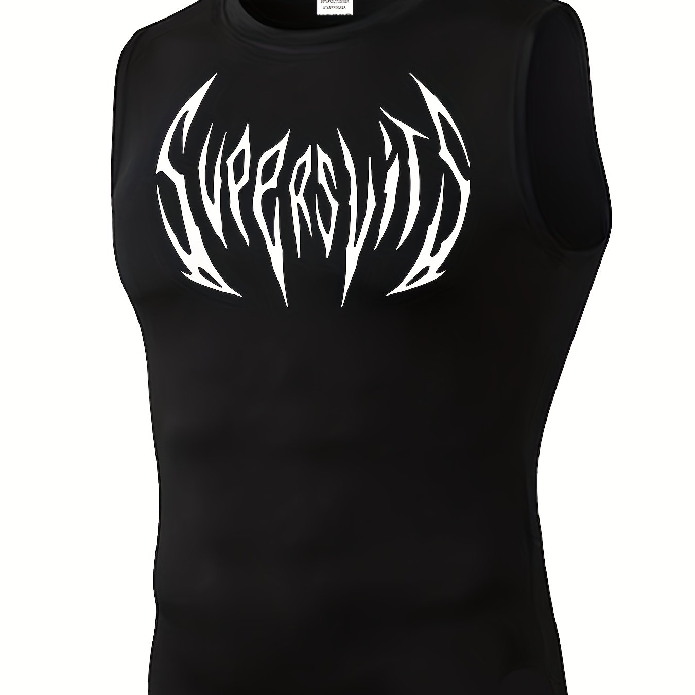 TEMU Men's Athletic Compression Tank Top, Beach High V , Print Basketball Sports Shaping Vest, American Training Athletic Vest, Base Layer Quick Dry
