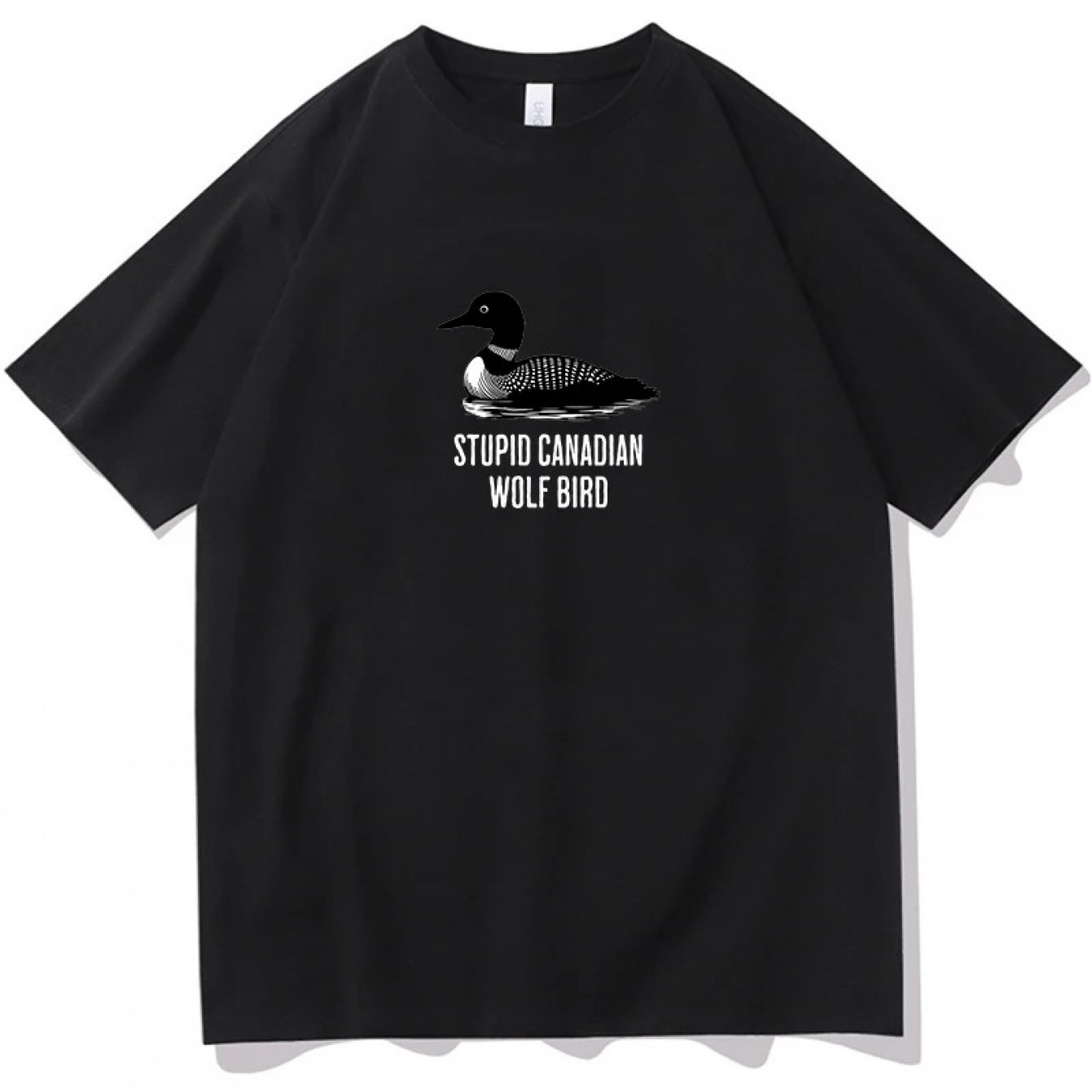 TEMU Humorous Graphic Tees For Men And Women Featuring A Wolf , Perfect For Fans Of Y2k Style