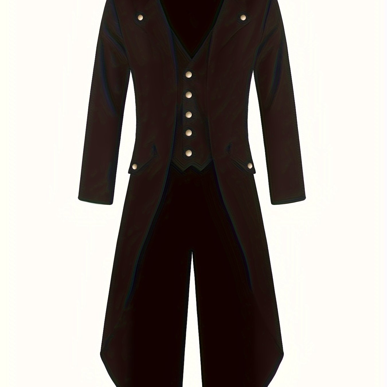 Anakin Skywalker Costume AIBEIX Mens Steampunk Medieval Jacket