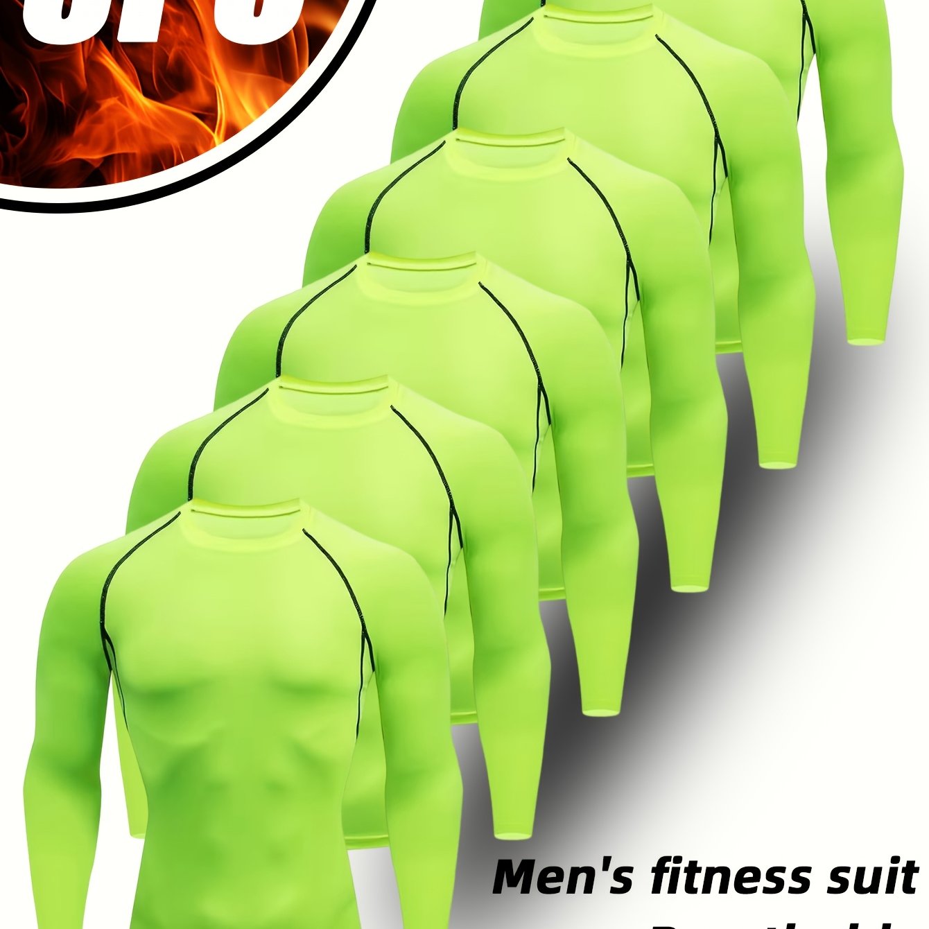 TEMU 6-pc Sports T-shirts, High--friendly Fabric, Breathable And Sweat-wicking, Men's Lightweight Sports Tops, Suitable For Gym Training, Running,