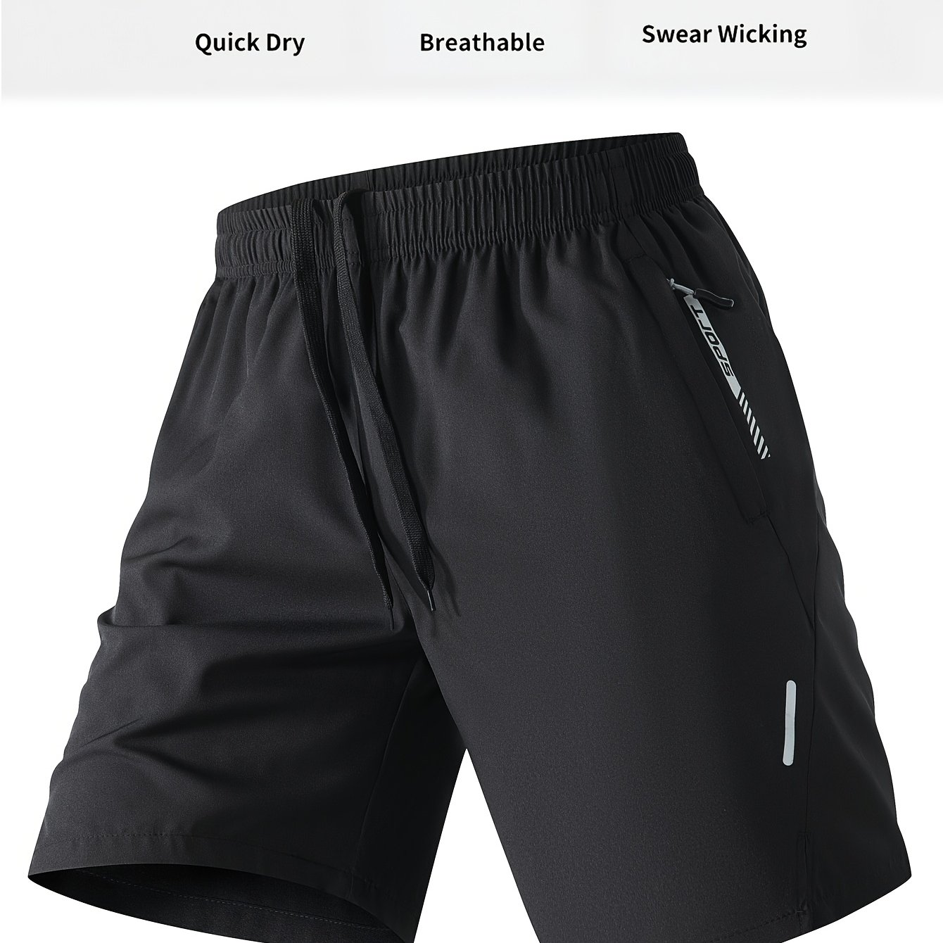 TEMU Summer Men's Fashion Printed Quick- Fitness Casual Shorts