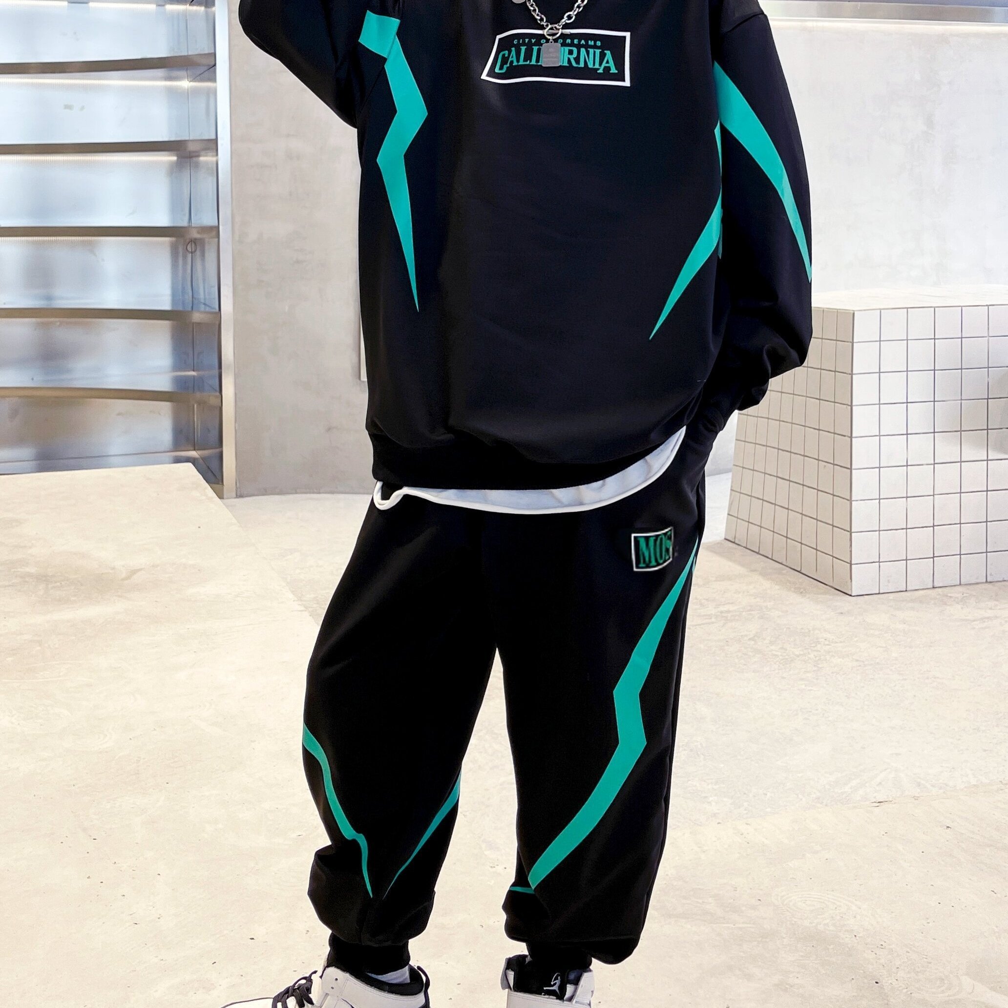 Image of Boys 2pcs Set, Older Spring Autumn Sports Casual Comfortable Letter Print Long Sleeve Sweatshirt And Casual Ankle-cinching Pants, For Outdoor