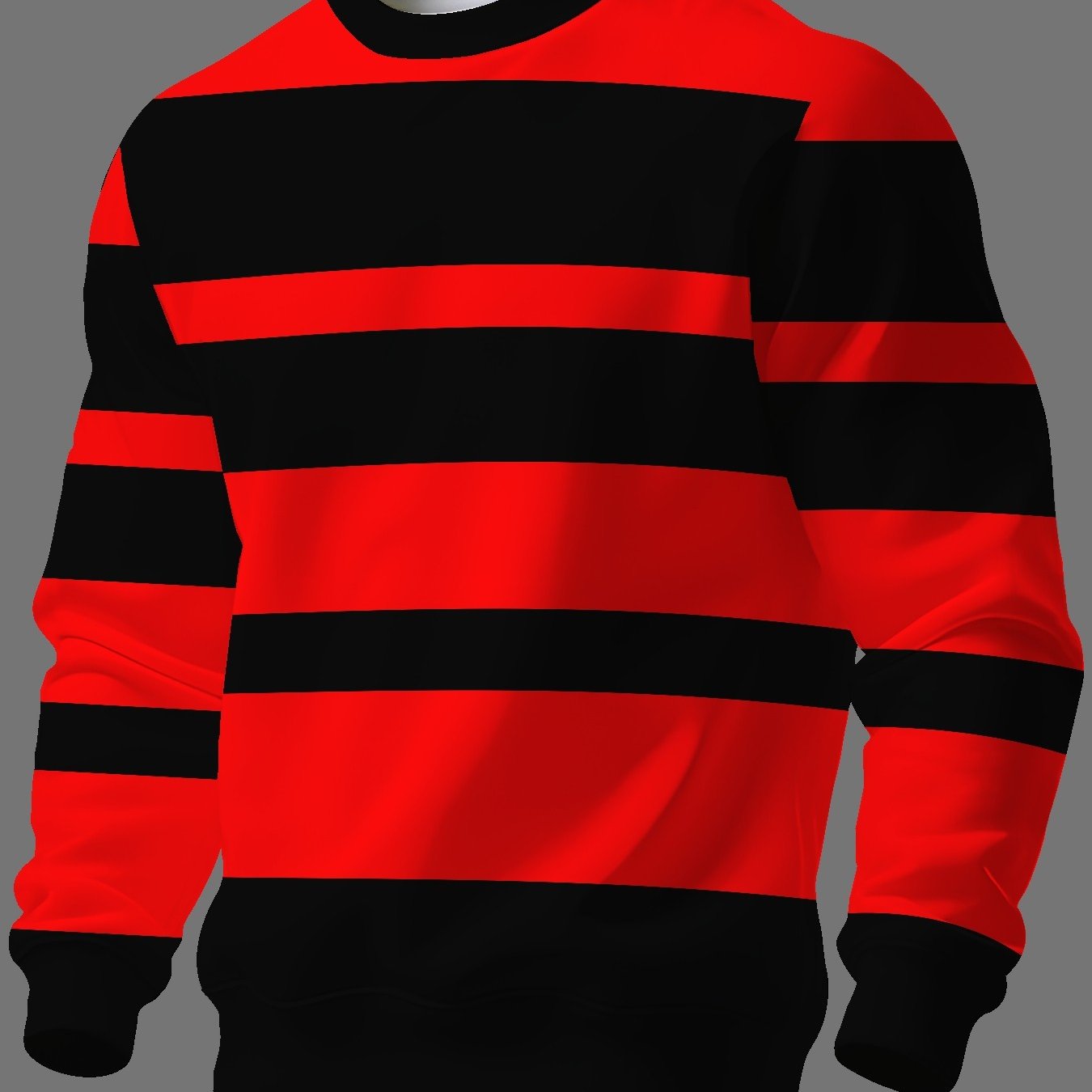 TEMU Trendy Round Neck Sweatshirt Long Sleeve Autumn Winter Print Round Neck Sweatshirt