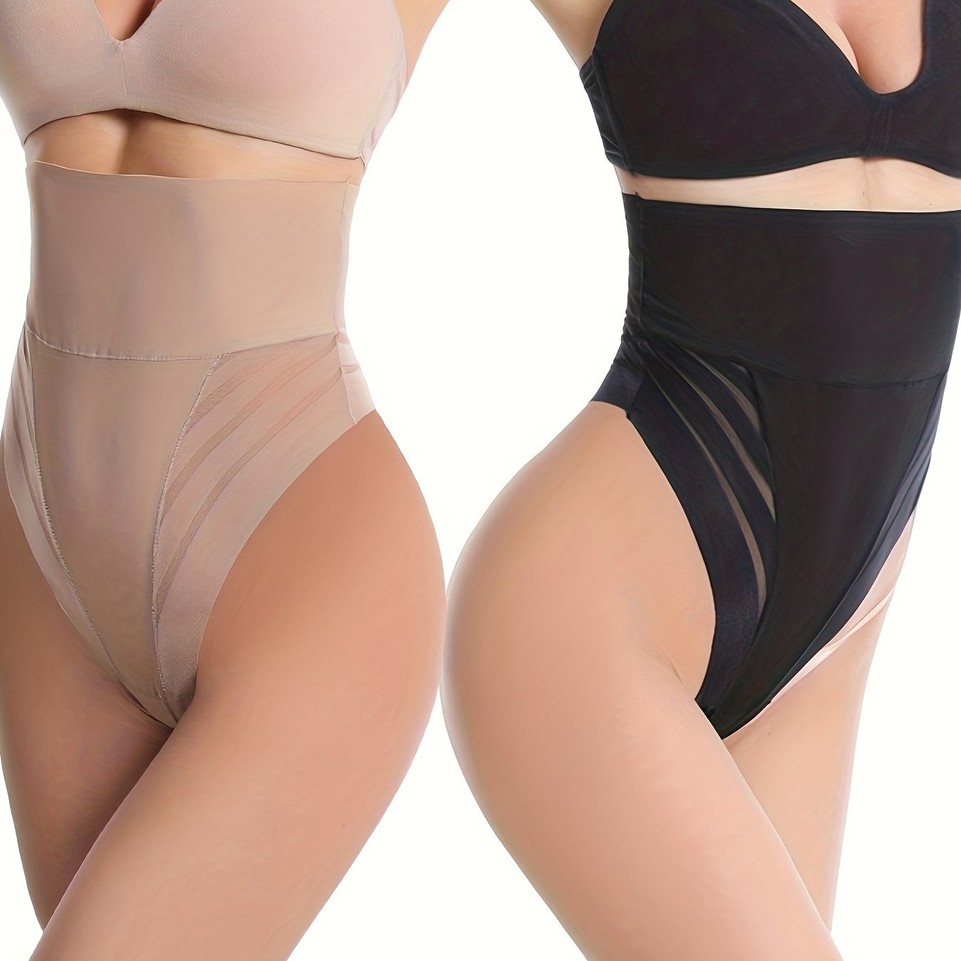 High Waist Shaping Thongs Tummy Control Compression Slimming - Temu Norway