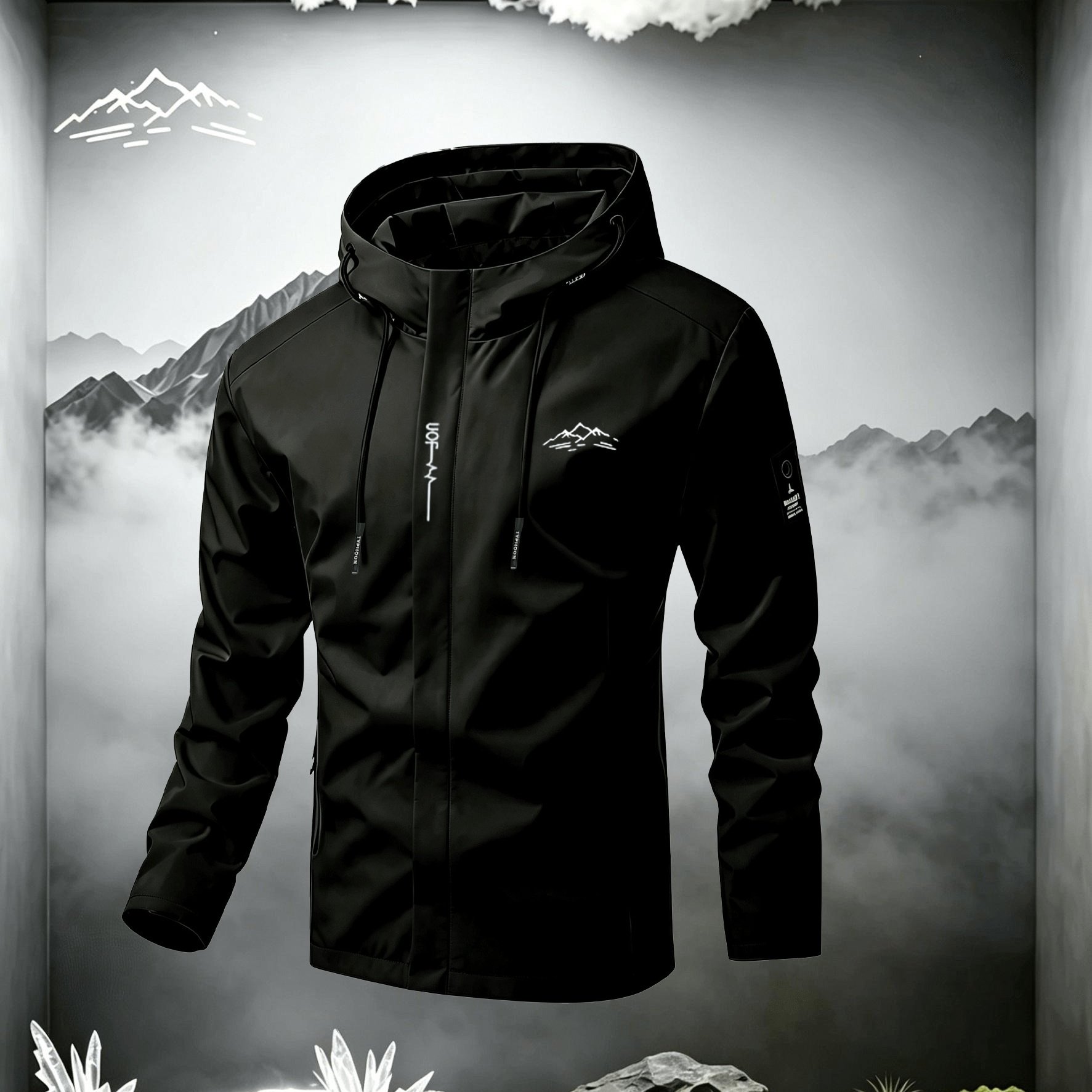 TEMU Men's Jacket, Loose And Comfortable, Soft Fabric, Suitable For Outdoor Trips