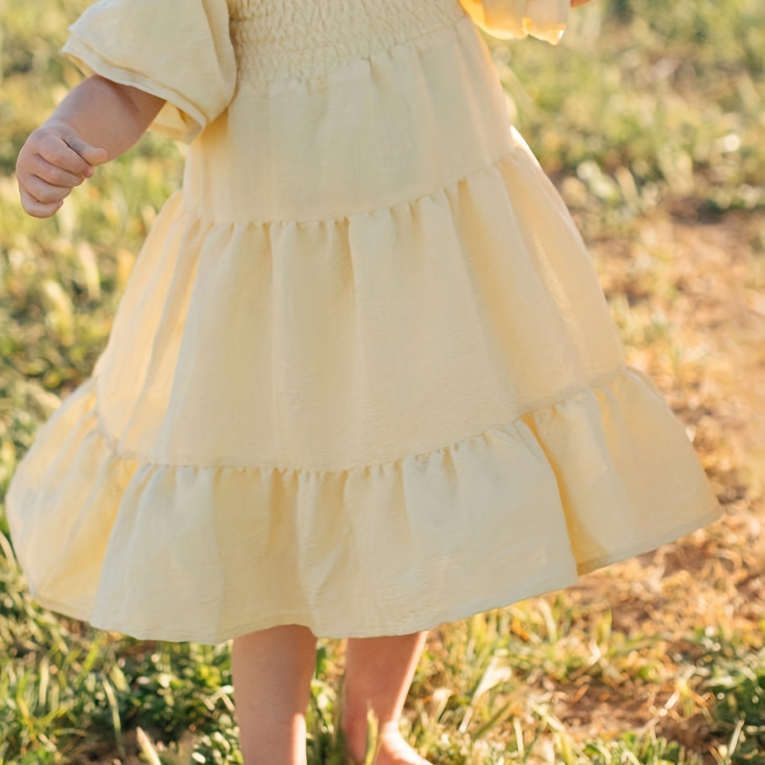 matilda jane golden apple pie dress mother daughter matching dresses - a-line dresses with hem & short sleeves, strapless/tube top suitable for mom and me matching outfits, wedding,, photo shoot - machine washable, outdoor Tutu