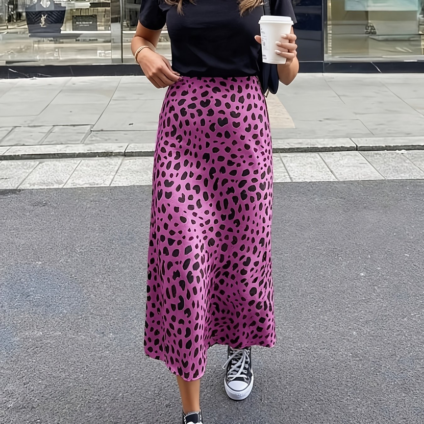 E-shop WY251221080 Zielgerichteter Stil, eleganter Damenrock mit Satinmuster, neuer Frühlings-Valentinstags-Slim- und Midi-Fischtail-Rock