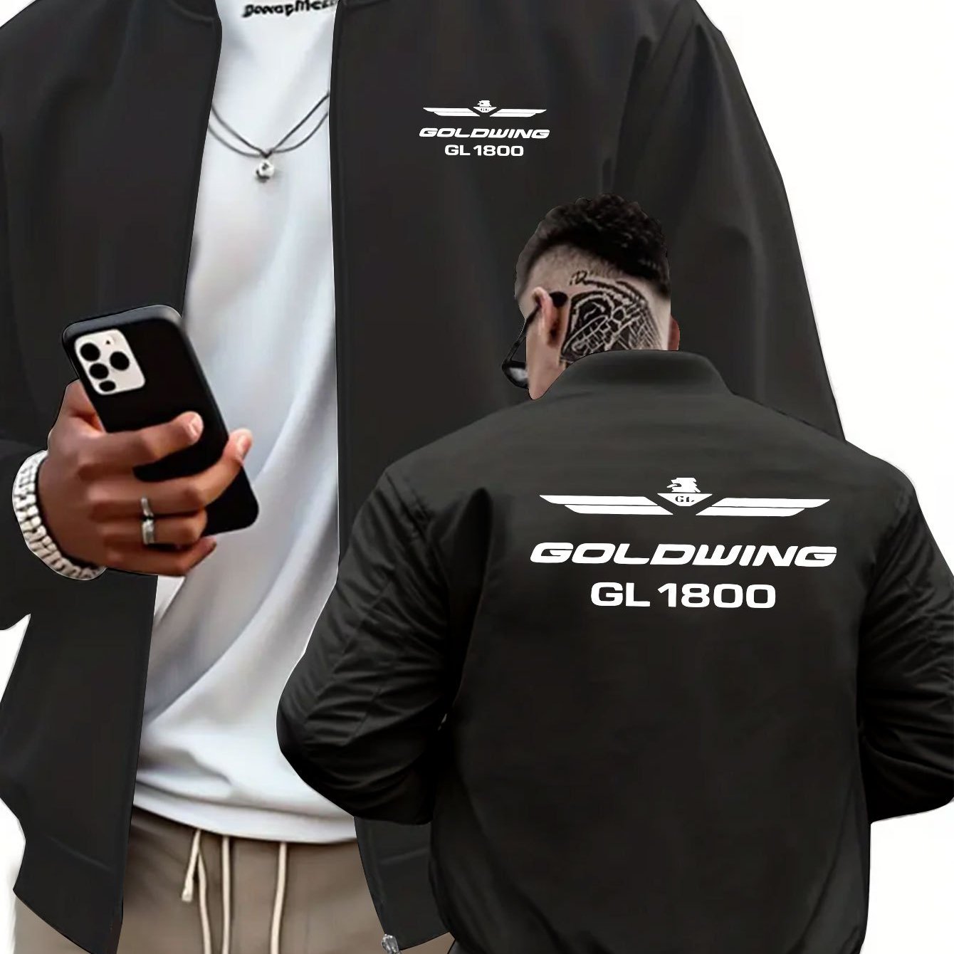 TEMU Trendy American- Fashion Sports Jackets For Men, Including Baseball Jackets And Outerwear For Autumn And Winter. This Men's Clothing Is Suitable