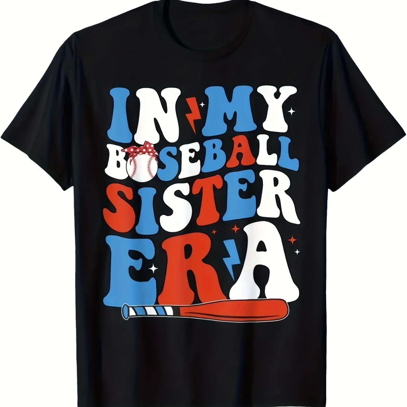 TEMU My Era, Cool T-shirt, Soft Fabric, Breathable And Comfortable, Short Sleeve T-shirt, Summer, Birthday Gift For Boys And Girls