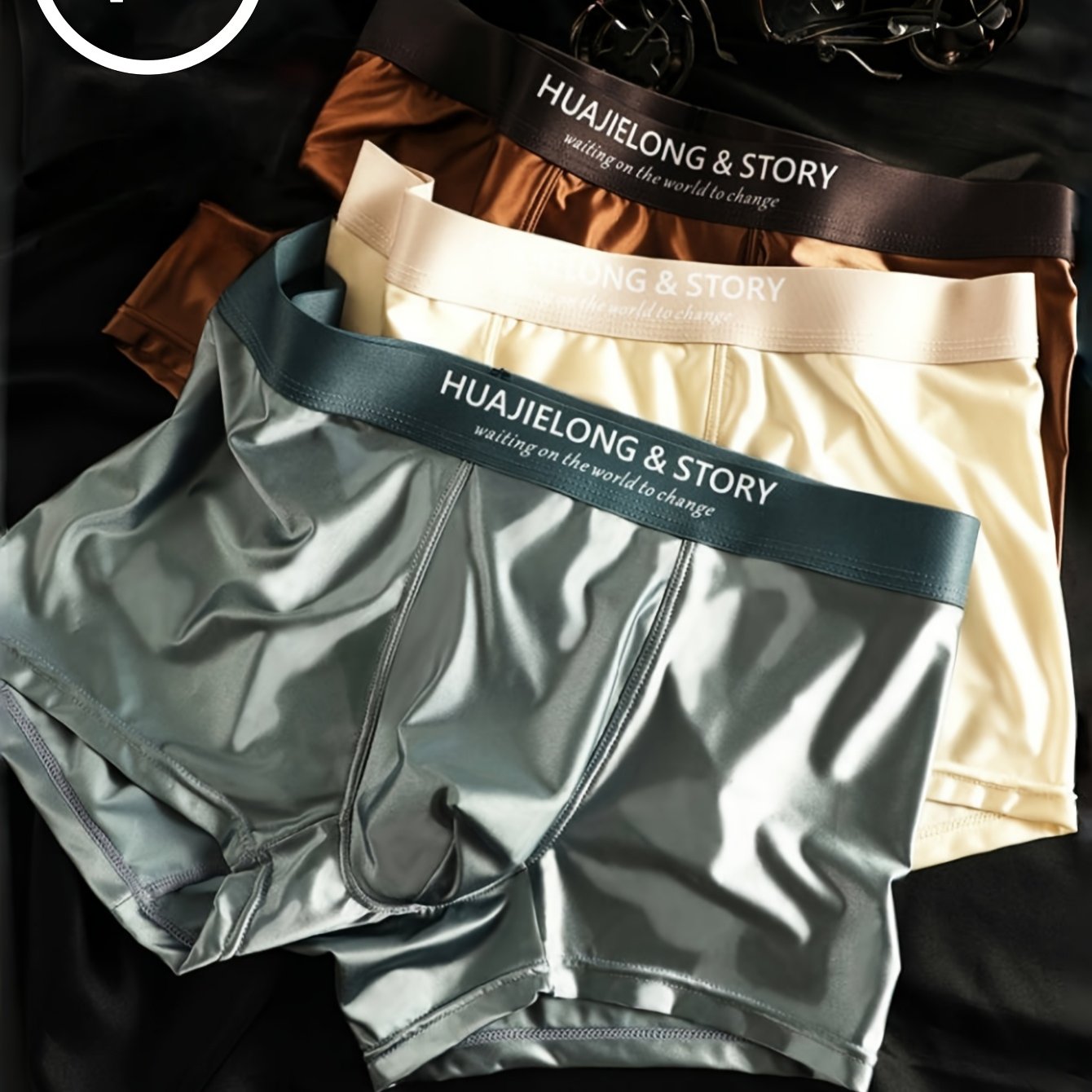 3pcs Men's Underwear Mid-waist Men's Large Size Breathable Men's Boxer Shorts