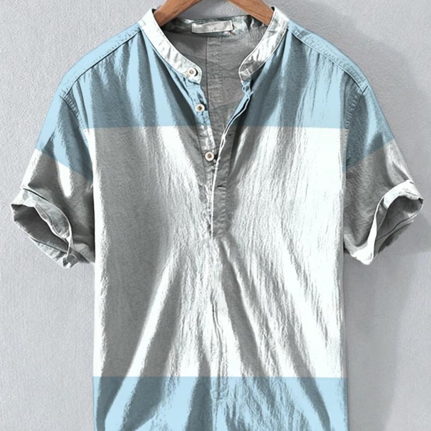 Image of Men's Shirt, Mixed Color, Multiple Specifications , Light Design, Comfortable Fabric, Suitable For Daily Wear & Casual Occasions, Stylish Men's Fashion Top