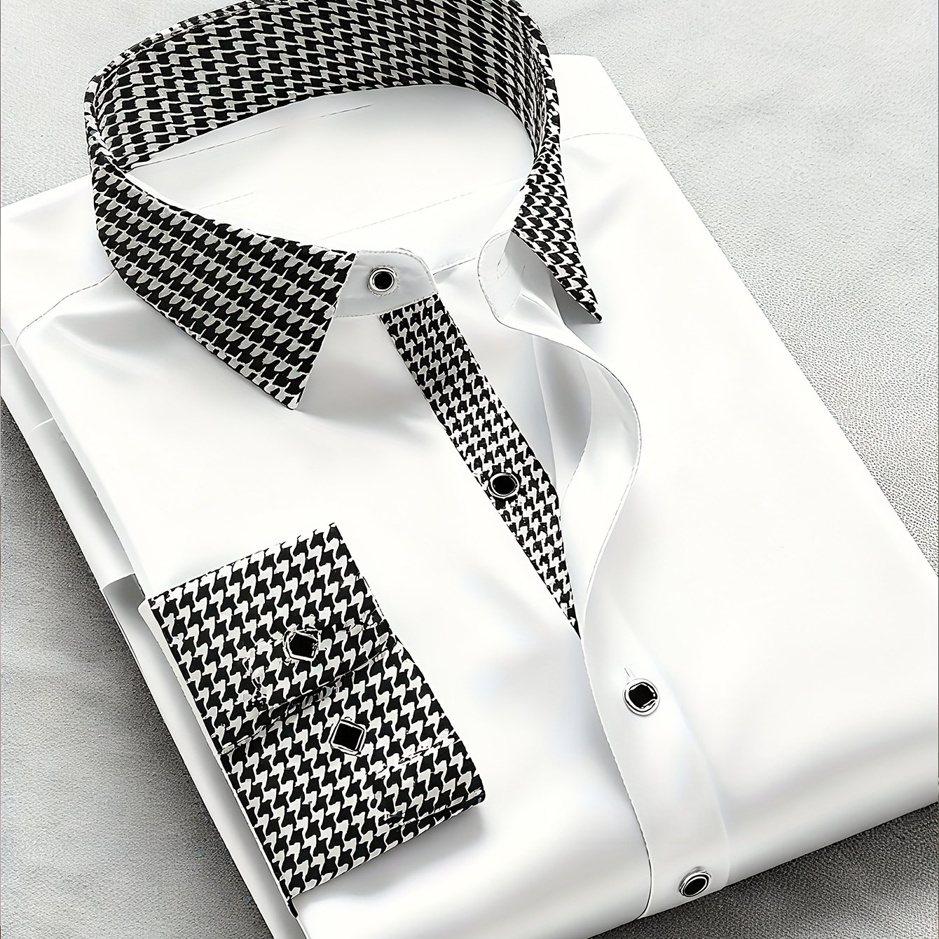 E-shop Herren Karohemd für Frühling Herbst, Atmungsaktives Langarmhemd, Casual Slim Fit