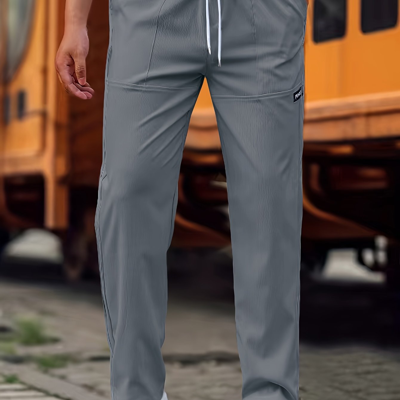 Men's Casual Long Trousers Men's Straight Casual Work Pants Spring Summer Thin Style, New Season