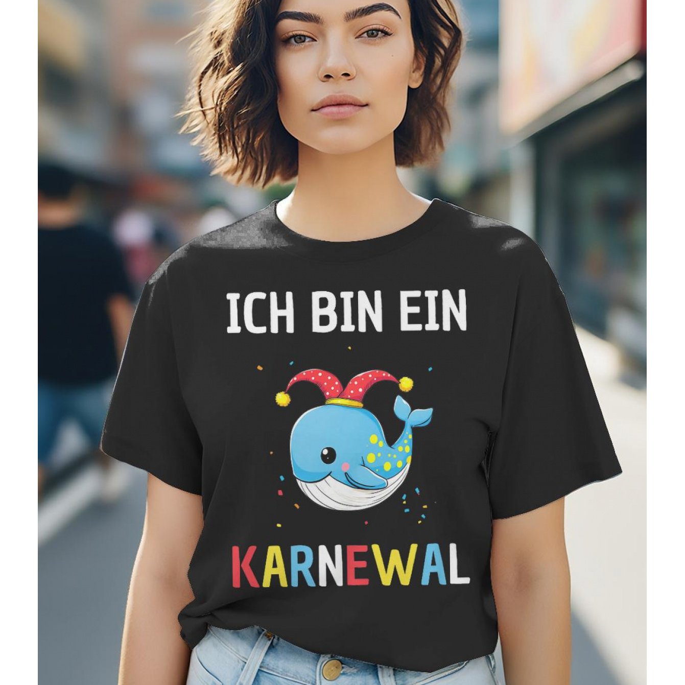 Image of Carnival Costume Costume For Women And Men Clown Hat T-shirt Summer Crew Neck 100% Fashionable And Versatile Women's Short Sleeves Comfortable T-shirt Unisex Gift T-shirt Gifts T-shirt