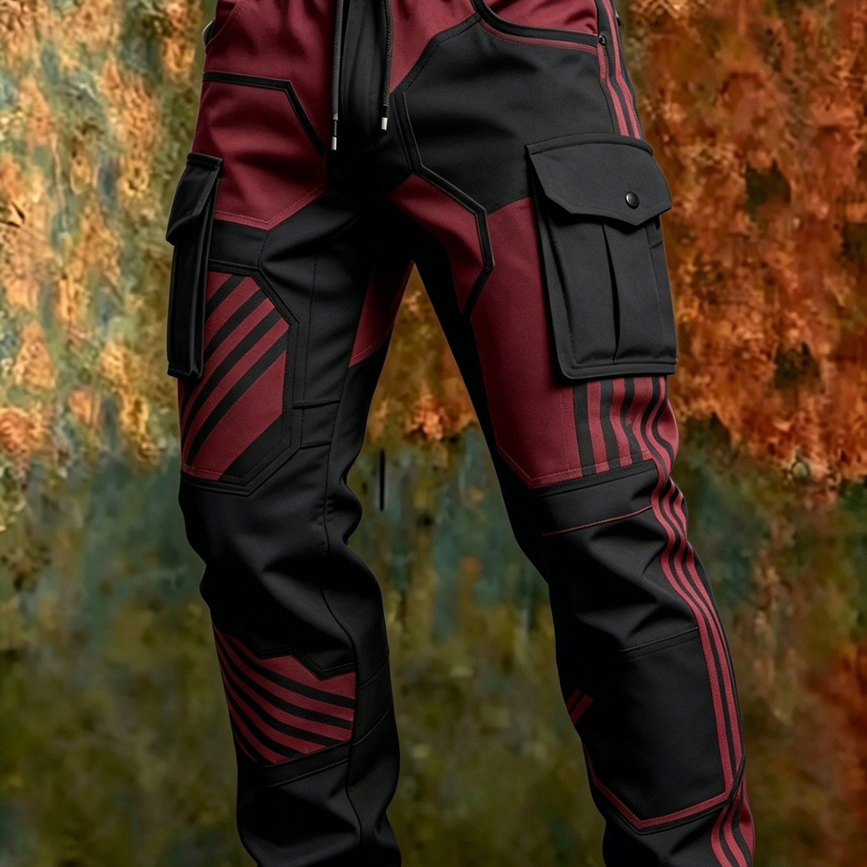 Image of Men's - Cargo Pants, Casual Jogger Pants For , Suitable For Daily Commuting And Outdoor