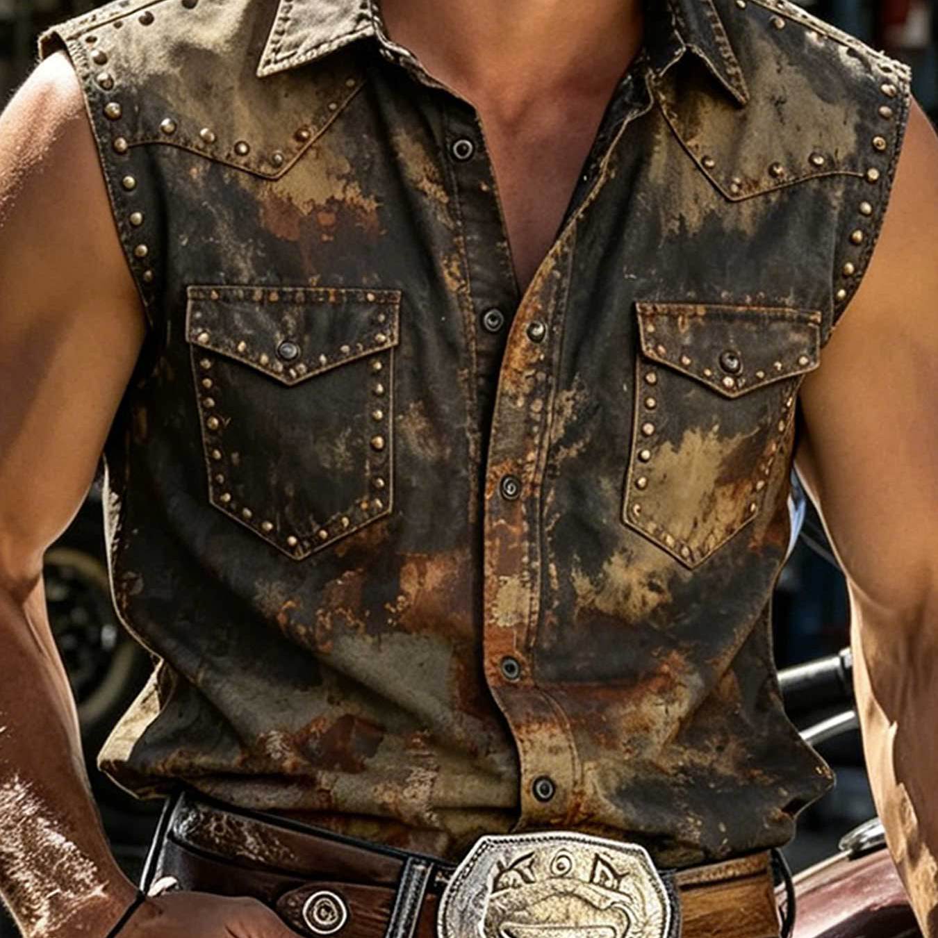 Men's Vest Trendy Fashion Vest Men's Vest Casual Slim-fit Sleeveless Gym Shirt Casual Vest Wrinkle-resistant Soft Summer Shirt Casual Attire