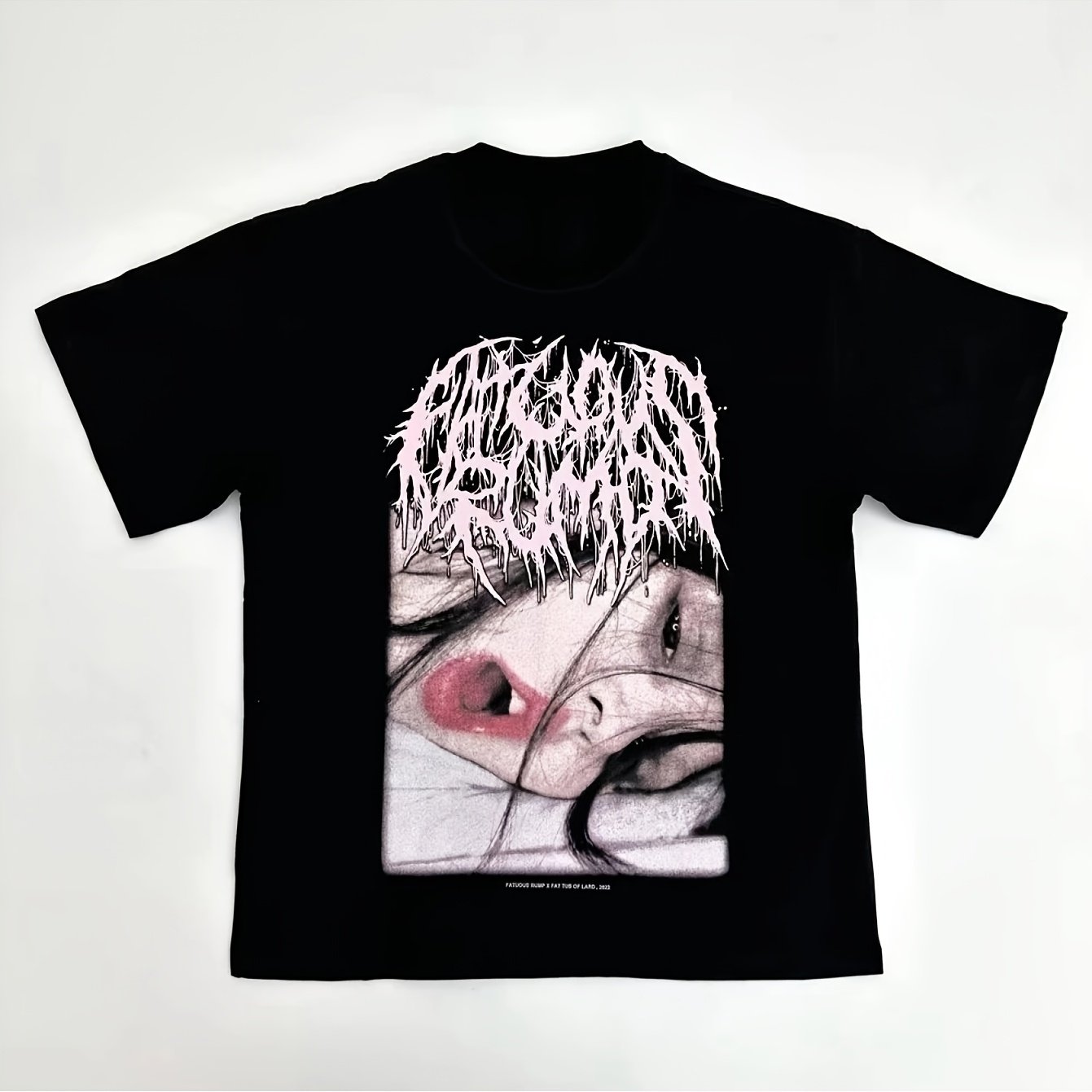Image of Men's Retro Graphic T-shirt - Black & Print Short Sleeve Tee - Soft Breathable Pure Streetwear Top For Casual Summer Outfits - Loose Fit Round Neck Shirt For Parties, Casual Attire & Tre