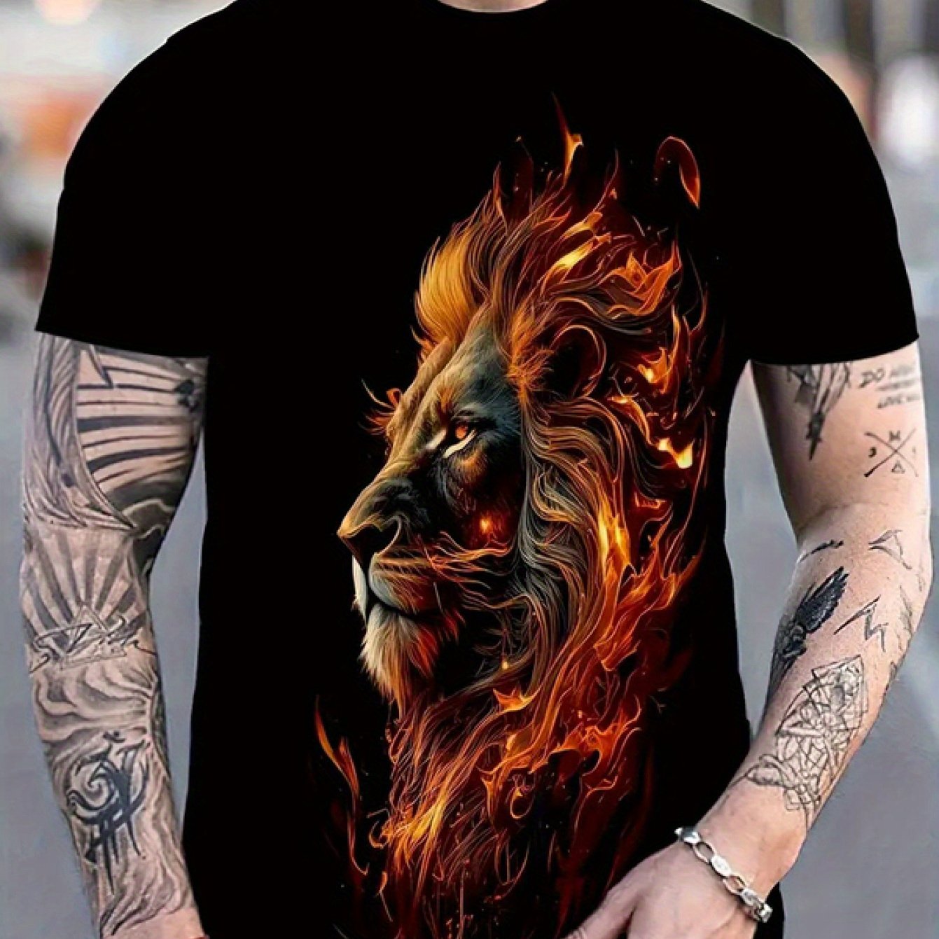 Men's With Print - Short Sleeve, Boho Style, Cotton Tee, Trendy Adult Fashion, Casual Wear|boho Style Shirt|regular Fit Tee