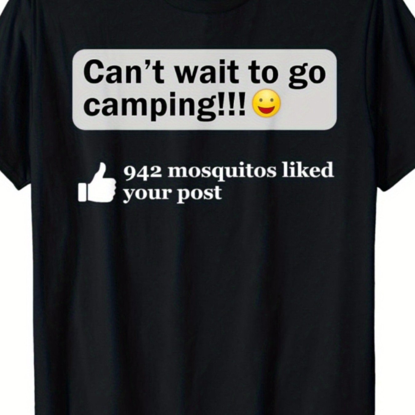 TEMU Payeah Men's Cotton Camping Quote T-shirt - " Wait To !!" Humor Design, Breathable & Soft Short Sleeve Crew Neck Tee, Perfect Gift For Campers