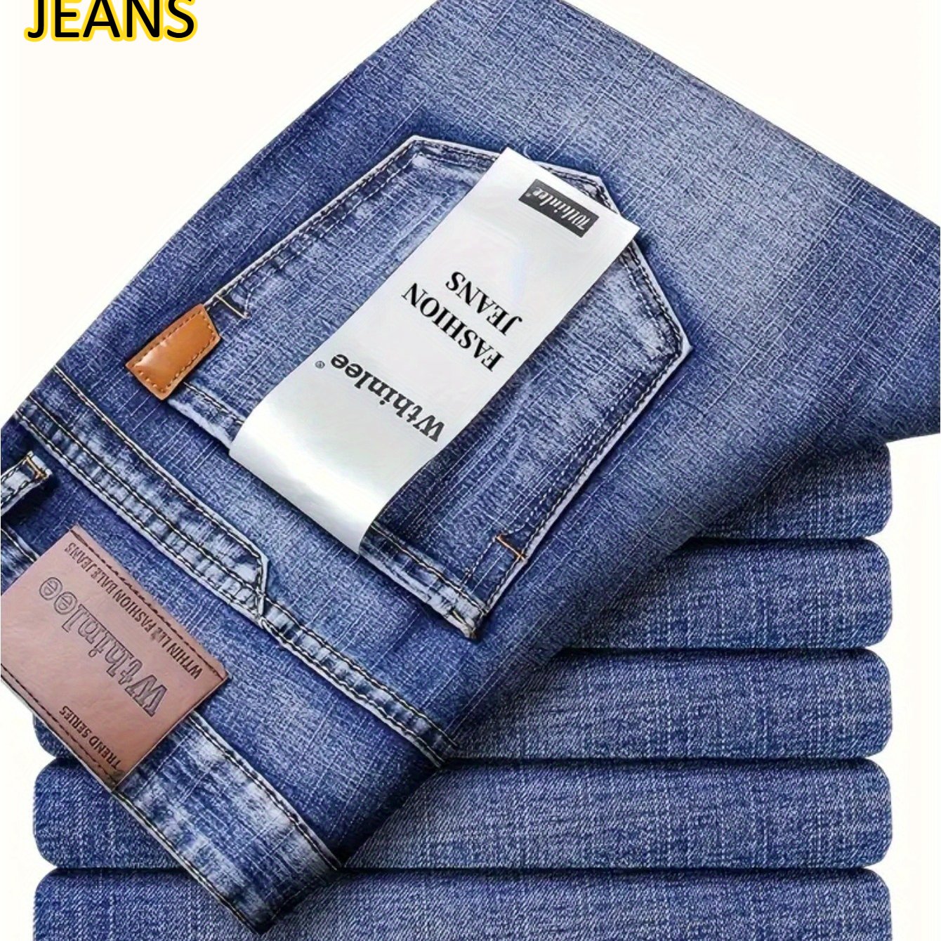TEMU -men's Stretch Jeans, Fashion Wash Design Jeans, Fashion Casual Design, Slim Stretch Jeans, Suitable For All , Y2k Jeans, Jeans, The Most