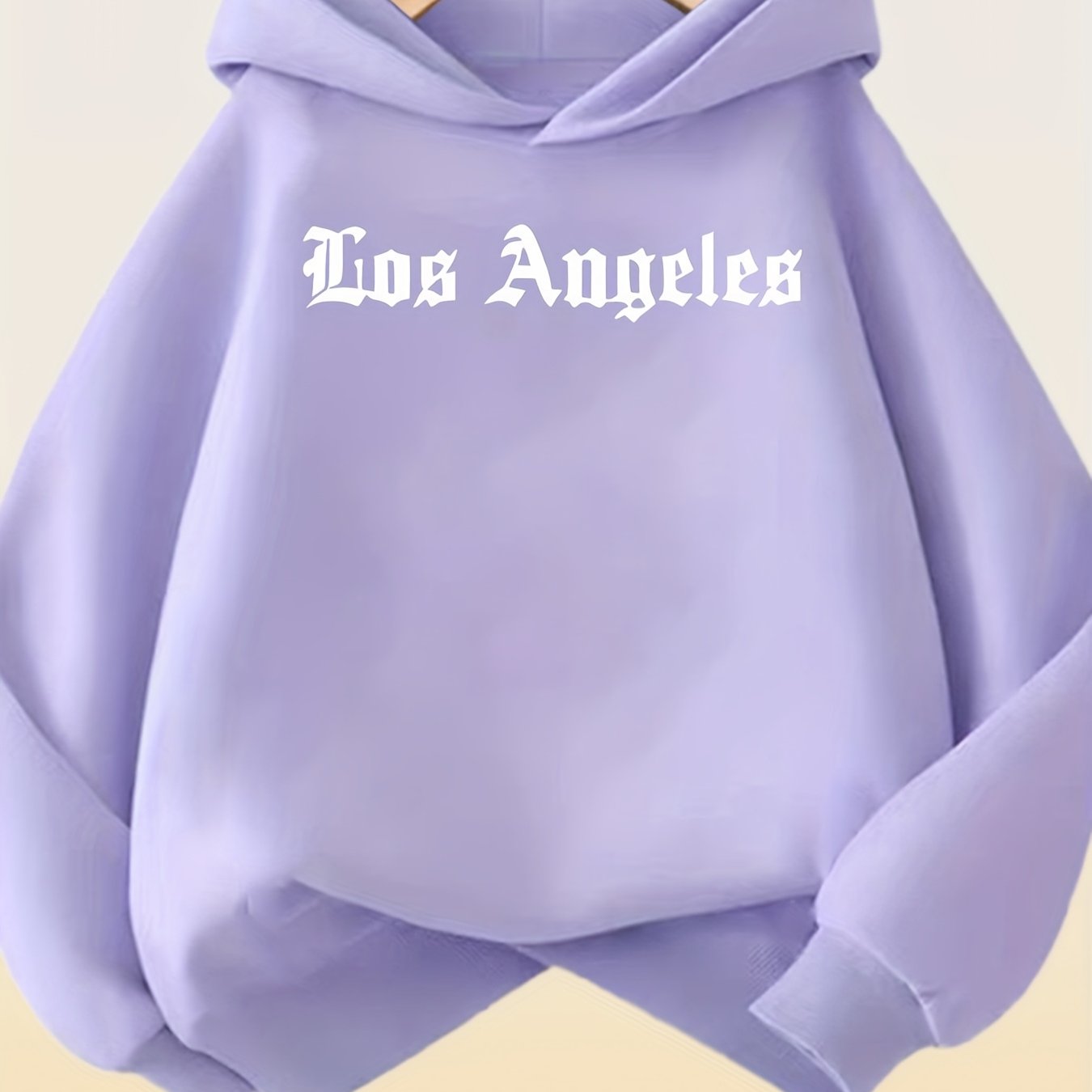 TEMU Ruepei Women's Comfortable Thickened -lined Hoodie, 100% Polyester, Machine Washable - Suitable For S And Casual Wear, Hoodie