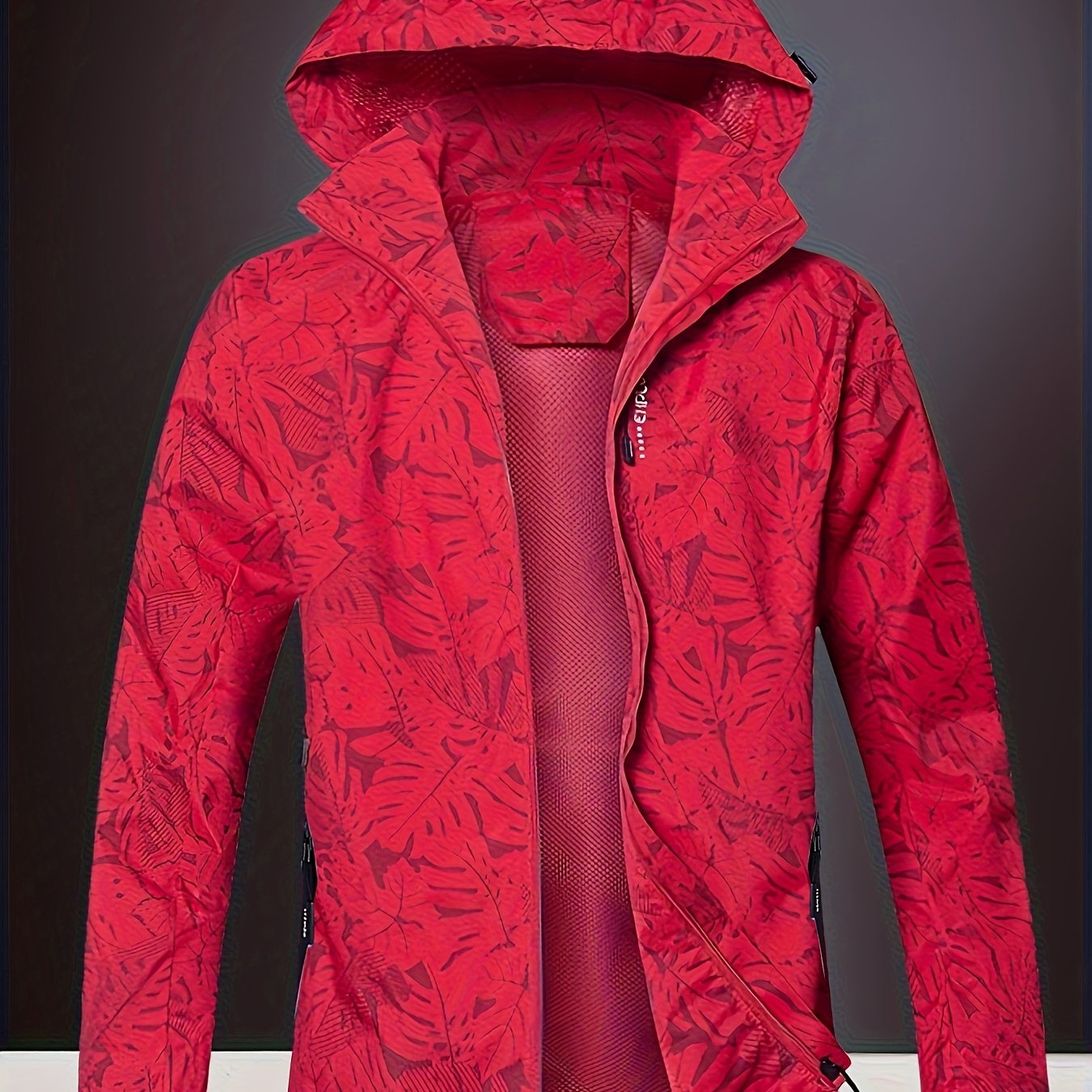 Image of Women's Sports Outdoor Jacket, Casual Single-layer Flush Jacket, Detachable Hat, Zipper Cardigan