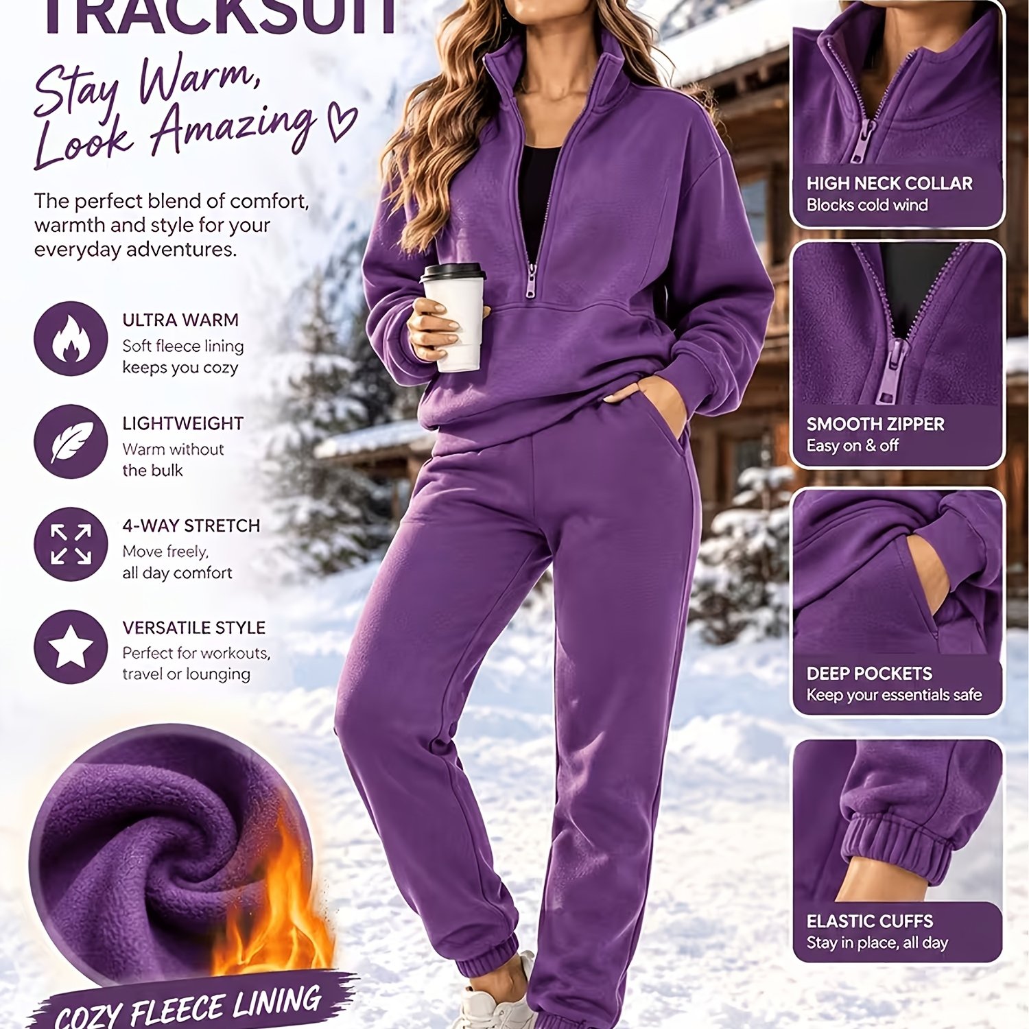 TEMU Ensemble décontracté pull grande taille pour femmes, assorti avec un pantalon ample, tailles 1XL 5XL, coupe flatteuse