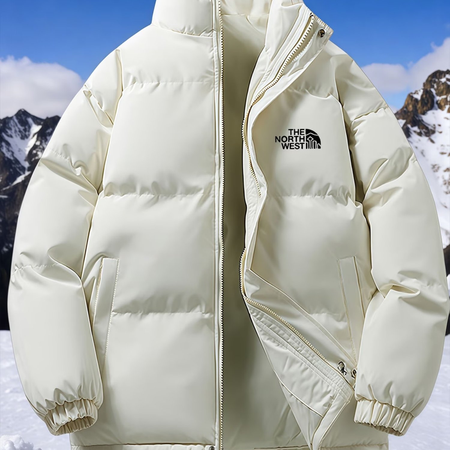 2026 New Men'S Short Stand-Collar Warm Jacket, Casual Loose Windproof Coat, Outdoor Travel Thickened Cold-Proof Jacket, Pocket Design All-Match Winter Top