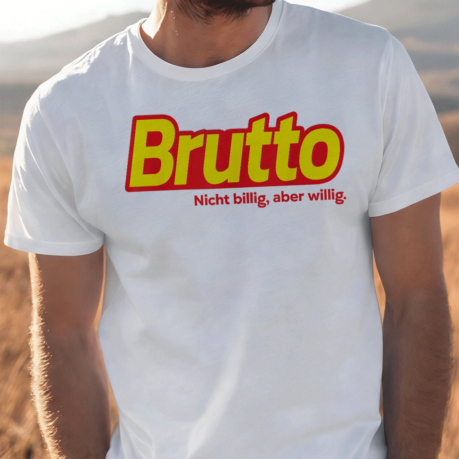 Brutto- Lustiges Mallorca Outfit Bierchen Bier T-shirt For Men Women Unisex Funny T-shirt, 180g