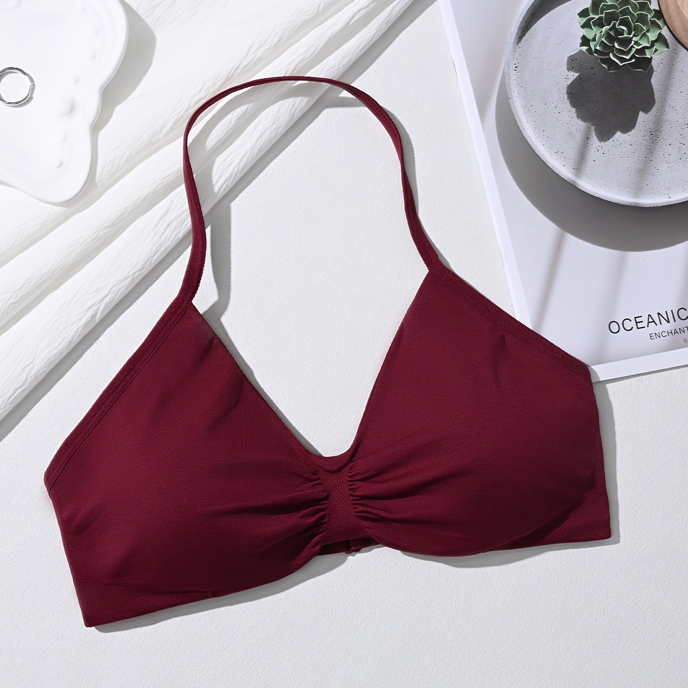 TEMU 1 , sin espalda/Espalda /de halter, tipo chaleco, de espalda / diario/ / deportivo/ atlético/ de gimnasio/ para exteriores/ de dormir, Usable