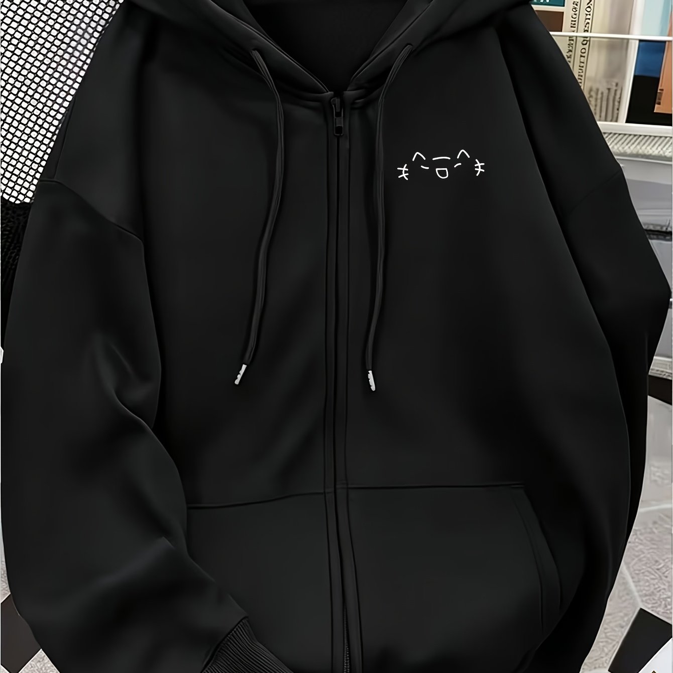 Women's Fleece Lined Hooded Zip-Up Sweatshirt Jacket