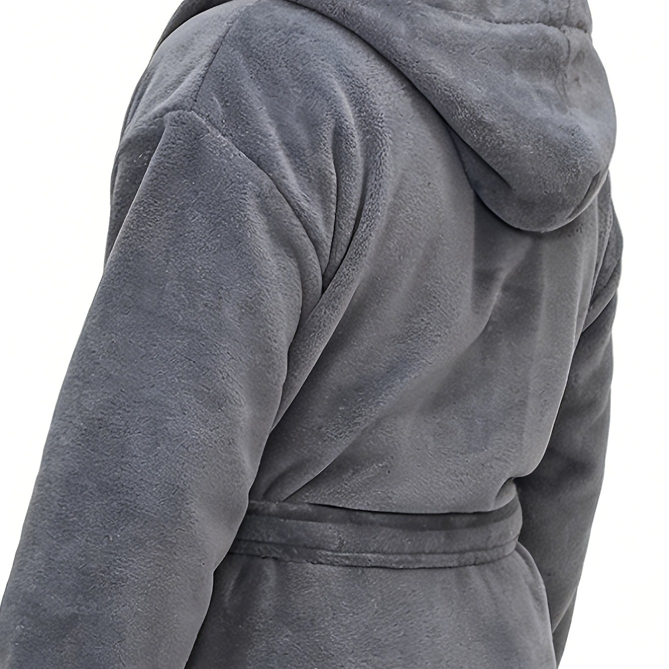 TEMU Unisex Hooded Sleep Robe, -friendly And Soft Bathrobe