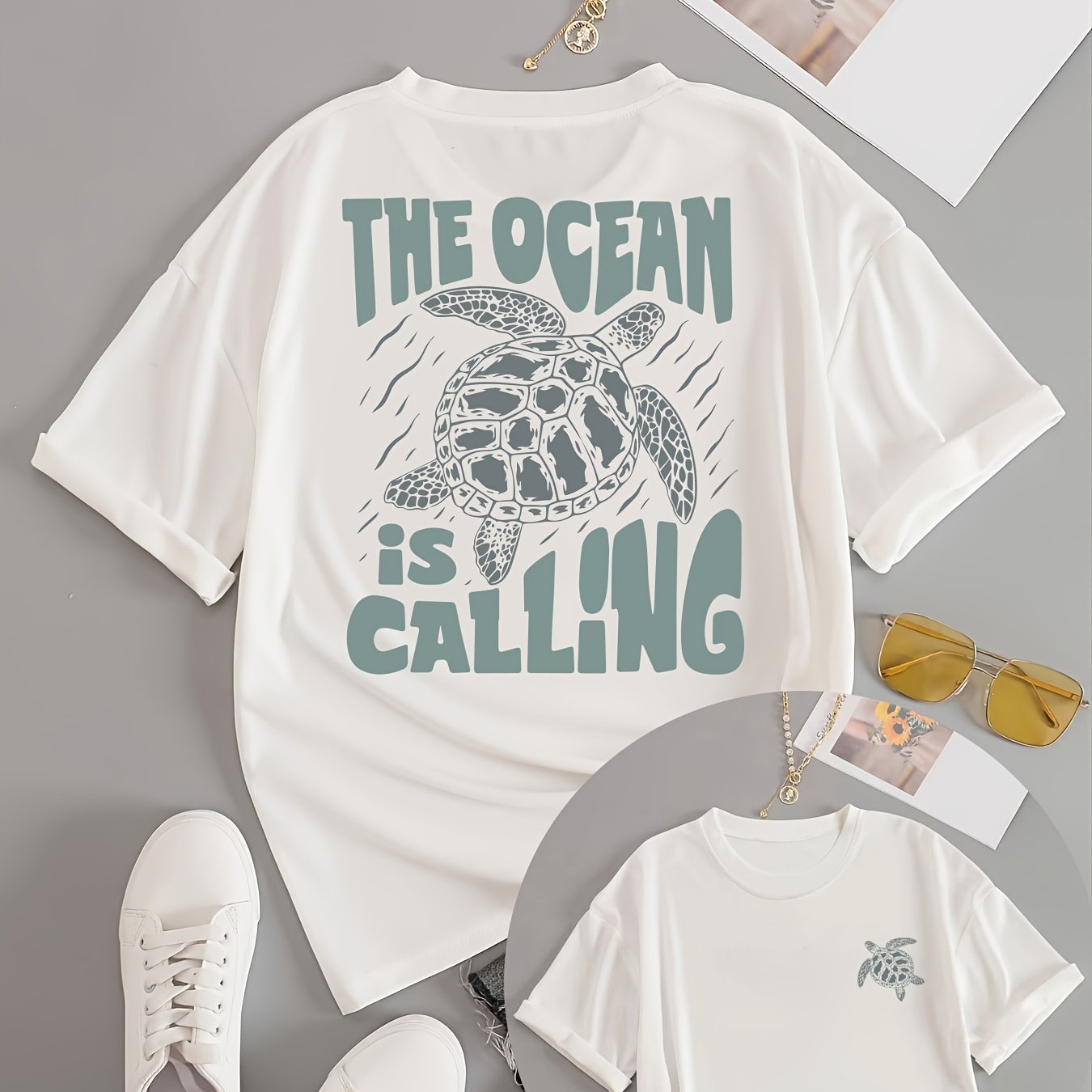 Fashion Women's T-shirt, Is Calling Printed Women's T-shirt