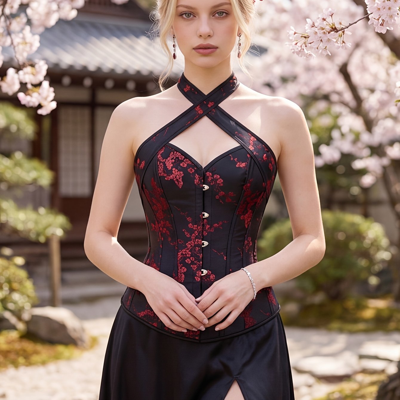 Targeted Funds Corset Tops For Women Renaissance Corset Floral Corset With Straps