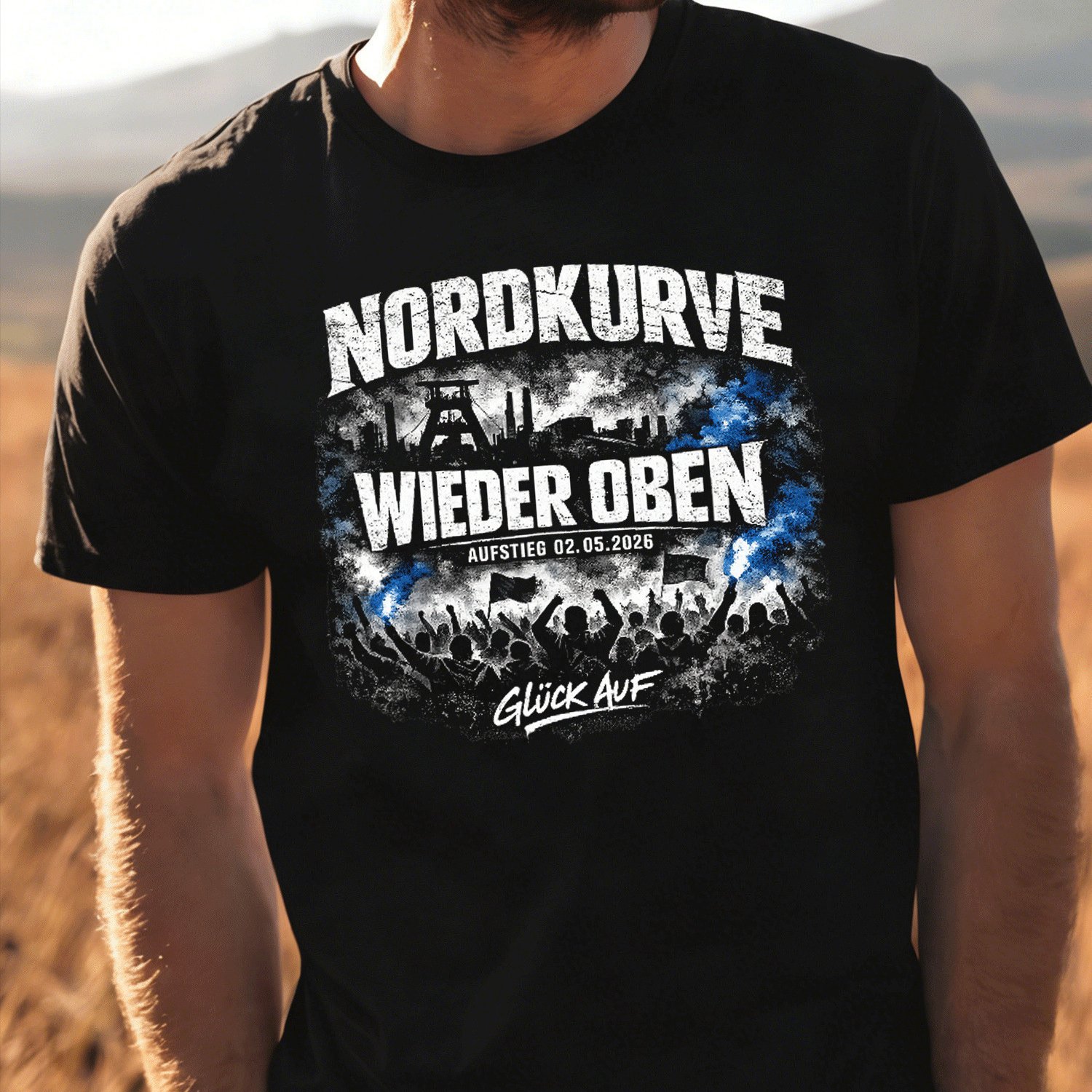 Plus Size Rise Gelsenkirchen Fan 2026 T-shirt Men Women Unisex Funny T-shirt, Plus Size